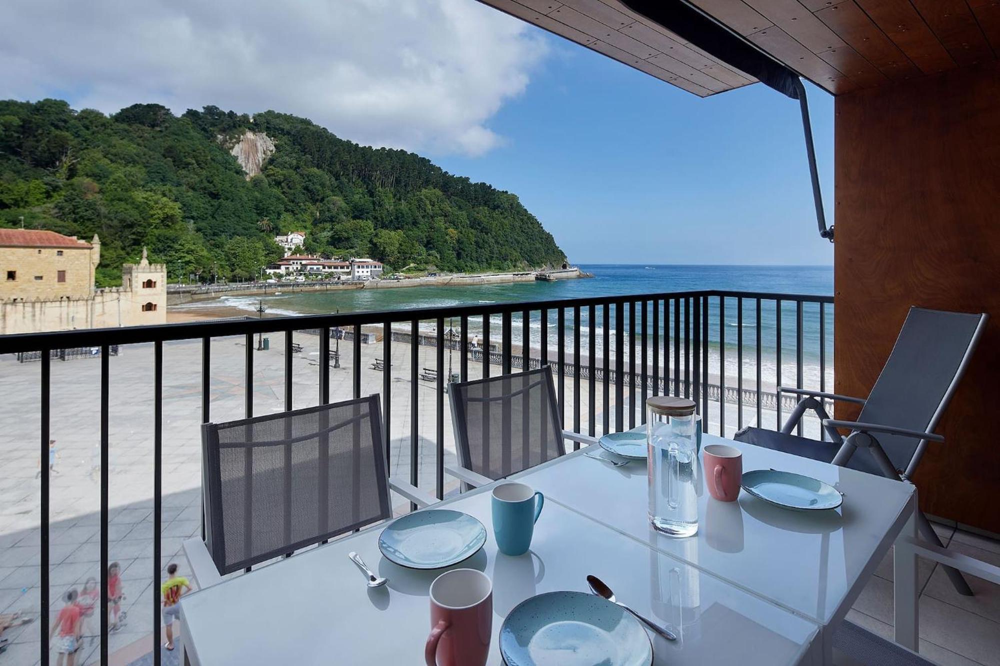 Earra - Narros Beach - Vistas Al Mar, 1 Min Centro Zarautz Buitenkant foto
